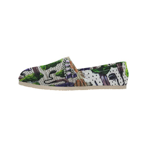 Complex Graffiti Unisex Classic Canvas Slip-On (Model 1206)