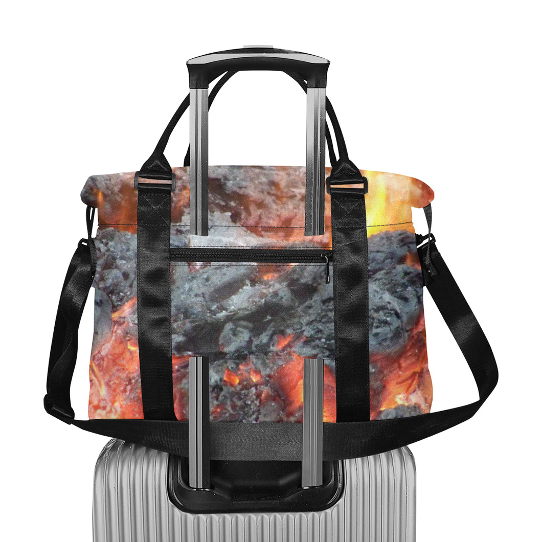 Add Fuel to the Flames Large Capacity Duffle Bag (Model 1715)