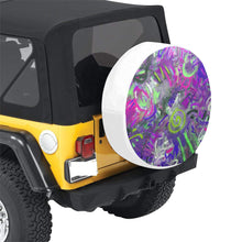 Load image into Gallery viewer, Graffiti Abstract Purple 32 Inch Spare Tire Cover