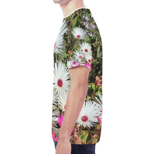 Livingstone Daisy Flower New All Over Print T-shirt for Men (Model T45)