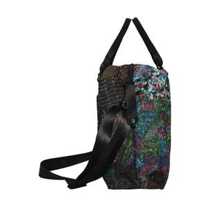 Dark Paisley Large Capacity Duffle Bag (Model 1715)