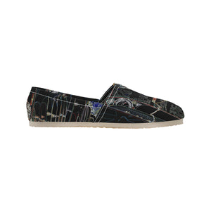 Surfboards Glowing Unisex Classic Canvas Slip-On (Model 1206)
