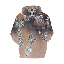 Load image into Gallery viewer, Patches of Moss Peach All Over Print Hoodie for Men/Large Size (USA Size) (Model H13)