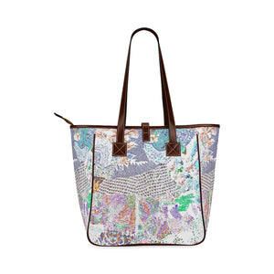 Paisley Power Negative Classic Tote Bag (Model 1644)