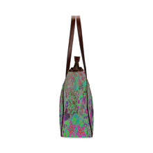 Load image into Gallery viewer, Holiday Paisley Aqua Classic Tote Bag (Model 1644)