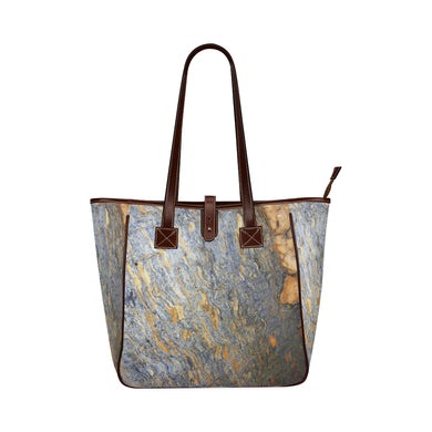 Marbled Abstract Classic Tote Bag (Model 1644)