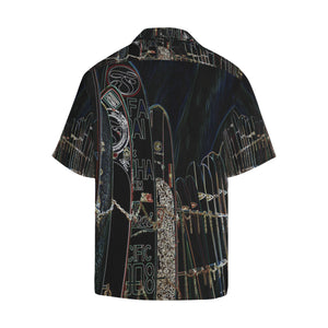 Surfboards Glowing Hawaiian Shirt (Model T58)