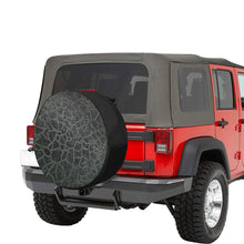 Load image into Gallery viewer, Crackle Black 34 Inch Spare Tire Cover