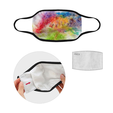 Splash of Color Mouth Mask in One Piece (2 Filters Included) (Model M02)