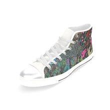 Load image into Gallery viewer, Paisley Power Women&#39;s Classic High Top Canvas Shoes (Model 017)