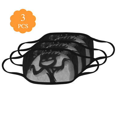 Pumpkin Groot Mouth Mask (Pack of 3)