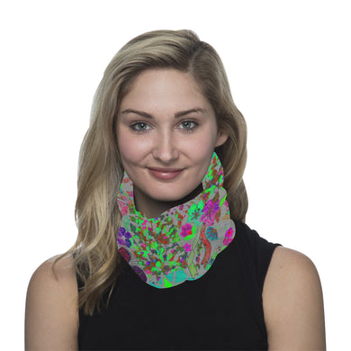 Holiday Paisley Aqua Multifunctional Headwear