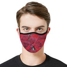Load image into Gallery viewer, Rose Bouquet Flower Mouth Mask in One Piece (2 Filters Included) (Model M02)