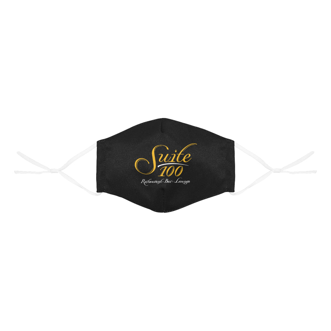suite100black 3D Mouth Mask with Drawstring (Model M04)