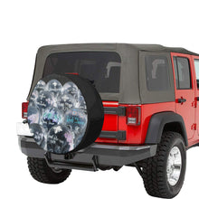 Load image into Gallery viewer, Painted Skulls Negative 34 Inch Spare Tire Cover