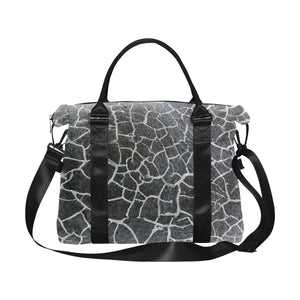 Crackle Negative Large Capacity Duffle Bag (Model 1715)