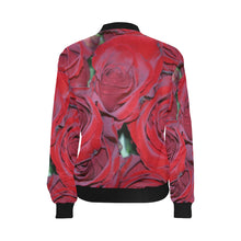 Load image into Gallery viewer, Rose Bouquet Flower All Over Print Bomber Jacket for Women (Model H36)