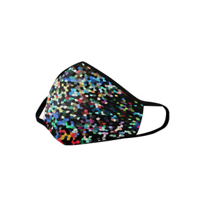 Holiday Paisley Mosaic Mouth Mask in One Piece (2 Filters Included) (Model M02)