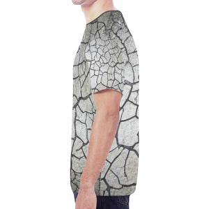 Crackle New All Over Print T-shirt for Men (Model T45)