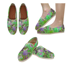 Load image into Gallery viewer, Graffiti Abstract Green Unisex Classic Canvas Slip-On (Model 1206)