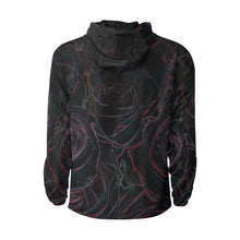 Load image into Gallery viewer, Rose Bouquet Flower Glowing All Over Print Quilted Windbreaker for Men (Model H35)