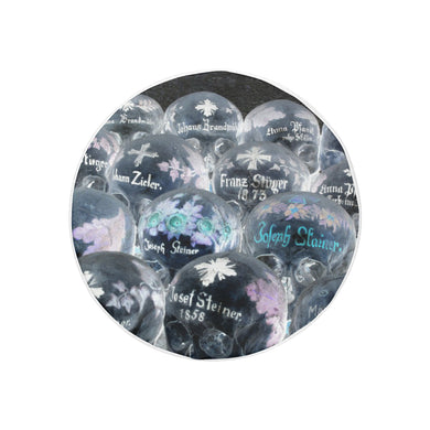Painted Skulls Negative 30 Inch Spare Tire Cover