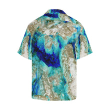 Load image into Gallery viewer, Molten Flames Negative Hawaiian Shirt (Model T58)