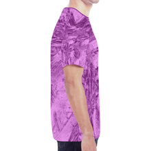 Load image into Gallery viewer, Abstract Brush Purple New All Over Print T-shirt for Men (Model T45)