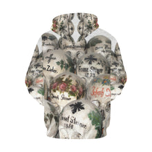 Load image into Gallery viewer, Painted Skulls All Over Print Hoodie for Women (USA Size) (Model H13)