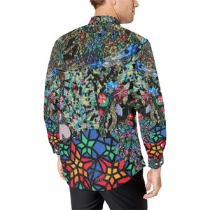 Holiday Paisley Men's All Over Print Casual Dress Shirt (Model T61)