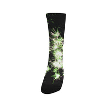 Load image into Gallery viewer, Fireworks Flowers Green Trouser Socks (For Men)