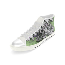 Load image into Gallery viewer, Moss Green Men’s Classic High Top Canvas Shoes (Model 017)