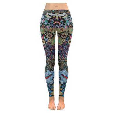 Perfectly Paisley Low Rise Leggings (Invisible Stitch) (Model L05)