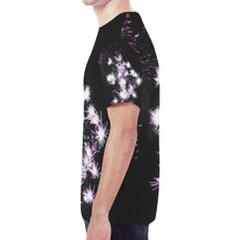 Load image into Gallery viewer, Fireworks Flowers Purple New All Over Print T-shirt for Men (Model T45)