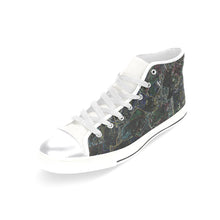 Load image into Gallery viewer, Oil Paints Glowing Women&#39;s Classic High Top Canvas Shoes (Model 017)