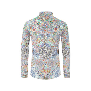 Paisley Matters Negative Men's All Over Print Casual Dress Shirt (Model T61)