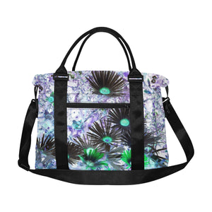 Livingstone Daisy Flower Reversed Large Capacity Duffle Bag (Model 1715)