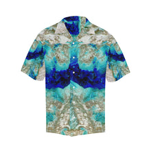 Load image into Gallery viewer, Molten Flames Negative Hawaiian Shirt (Model T58)