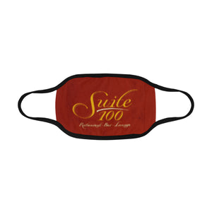 suite 100 burgundy Mouth Mask