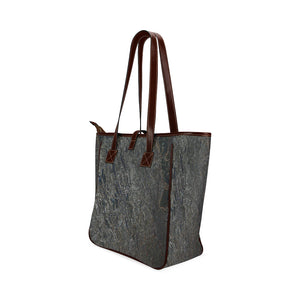 Marbled Abstract Glowing Classic Tote Bag (Model 1644)