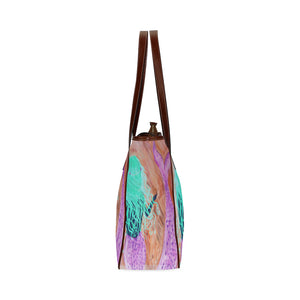 Mermaid MMZ Pink Classic Tote Bag (Model 1644)