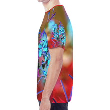 Load image into Gallery viewer, Fireweed Flower Blue New All Over Print T-shirt for Men (Model T45)