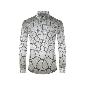 Crackle Men's All Over Print Casual Dress Shirt (Model T61)