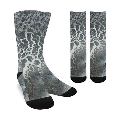 Crackle Multitone Trouser Socks (For Men)