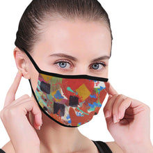 Load image into Gallery viewer, Abstract Squares Mouth Mask (Pack of 3)