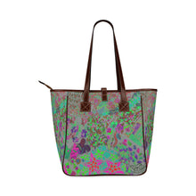 Load image into Gallery viewer, Holiday Paisley Aqua Classic Tote Bag (Model 1644)