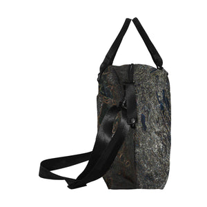 Marbled Abstract Glowing Large Capacity Duffle Bag (Model 1715)