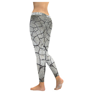Crackle Low Rise Leggings (Invisible Stitch) (Model L05)