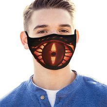 Load image into Gallery viewer, Eye of Pumpkin Mouth Mask (2 Filters Included)