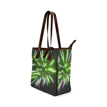 Load image into Gallery viewer, Fireworks Burst Green Classic Tote Bag (Model 1644)